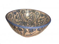 Handmade moroccan design bowl,large